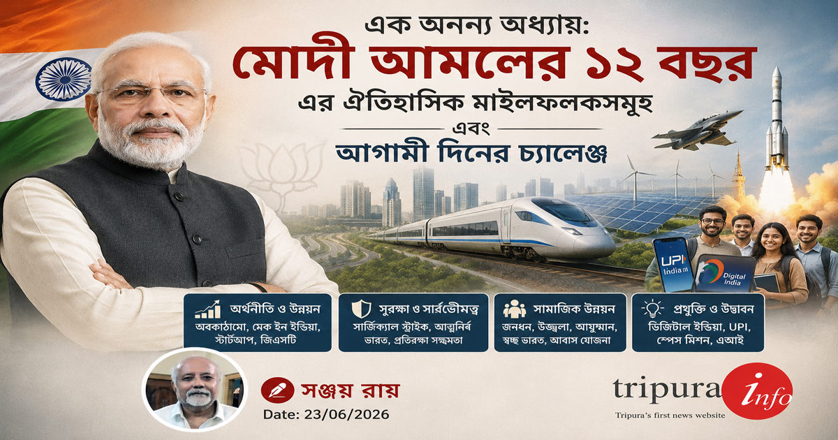 এক অনন্য অধ্যায়: মোদী আমলের ১২ বছর, এর ঐতিহাসিক মাইলফলকসমূহ এবং আগামী দিনের চ্যালেঞ্জ