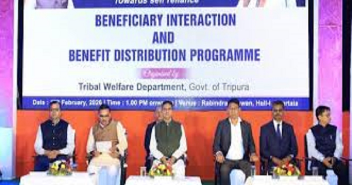 জনজাতি অংশের ভাই বোনদের প্রকৃত উন্নয়ন ছাড়া এক ত্রিপুরা শ্রেষ্ঠ ত্রিপুরা গড়া সম্ভব নয় : মুখ্যমন্ত্রী