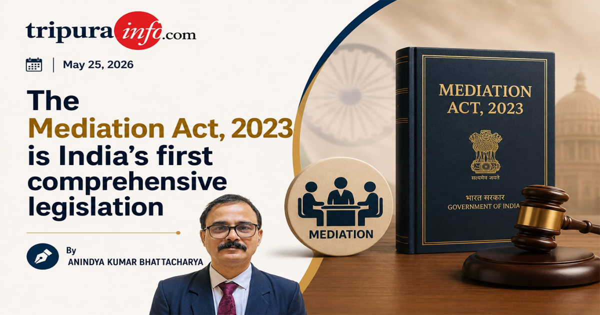 The Mediation Act, 2023 is India’s first comprehensive legislation