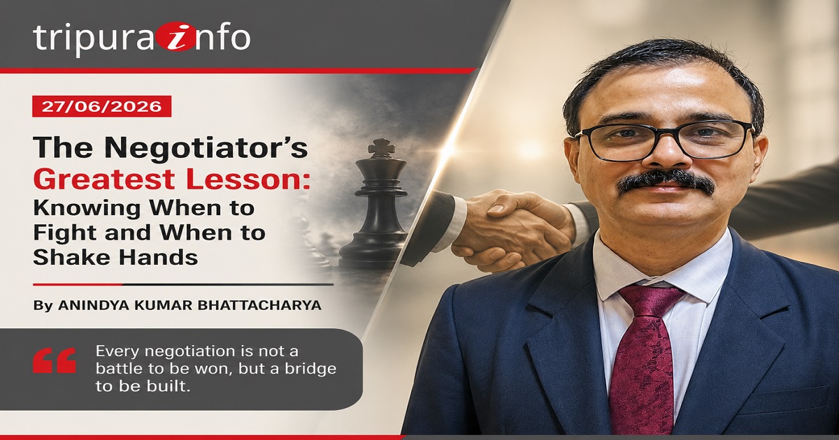 The Negotiator~`s Greatest Lesson: Knowing When to Fight and When to Shake Hands