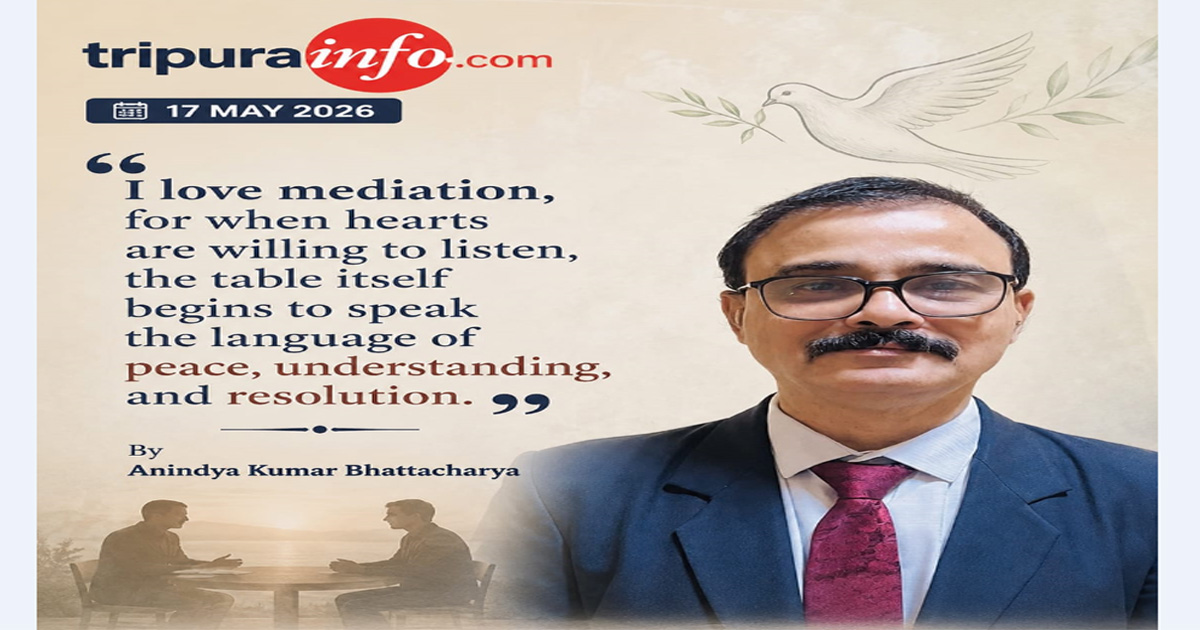 I love mediation, for when hearts are willing to listen, the table itself begins to speak the language of peace, understanding, and resolution: