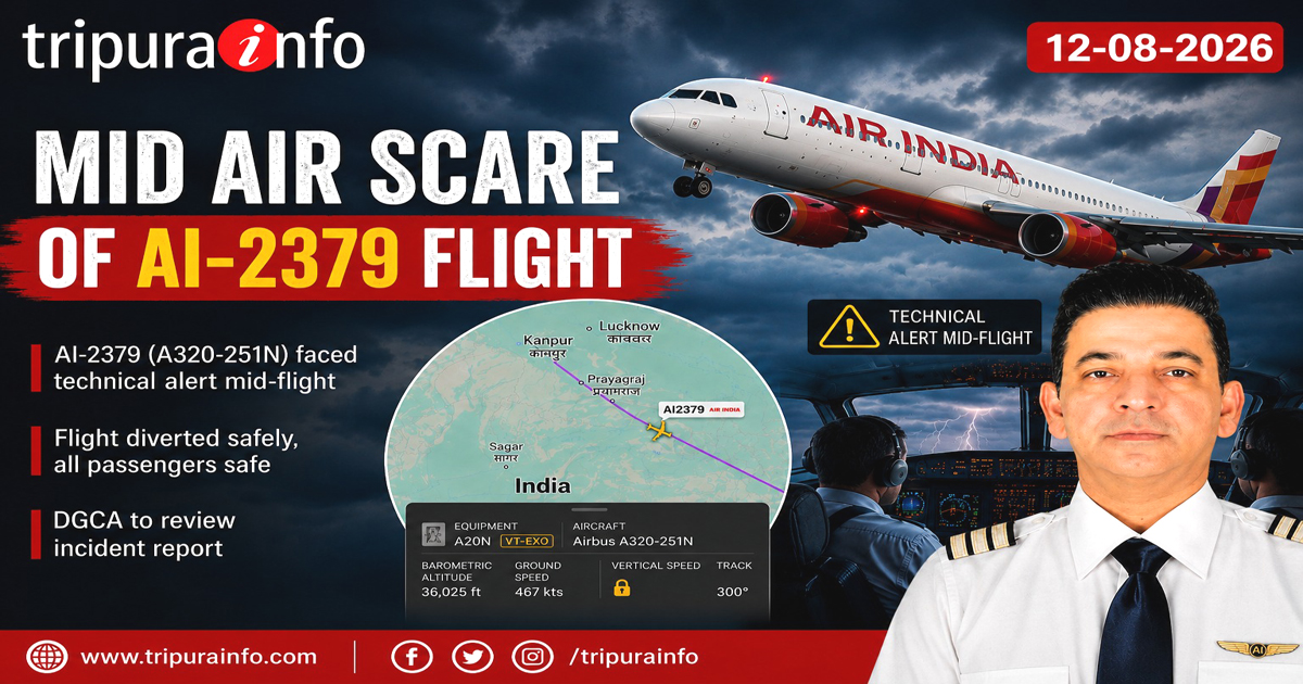 MID AIR SCARE of AI-2379 FLIGHT