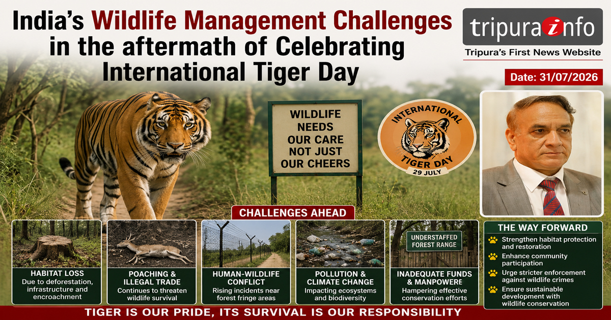 India’s Wildlife Management Challenges in the aftermath of Celebrating International Tiger