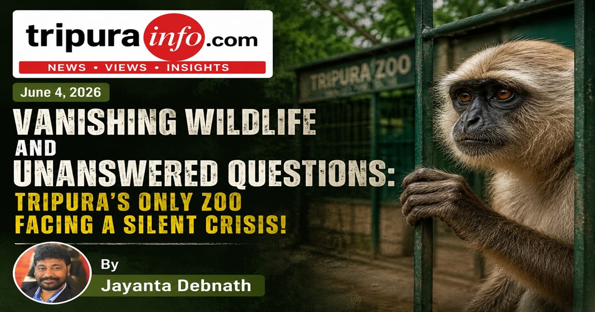 Vanishing Wildlife and Unanswered Questions: Tripura~`s Only Zoo Facing a Silent Crisis!