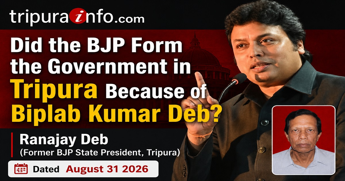 Did the BJP Form the Government in Tripura Because of Biplab Kumar Deb?