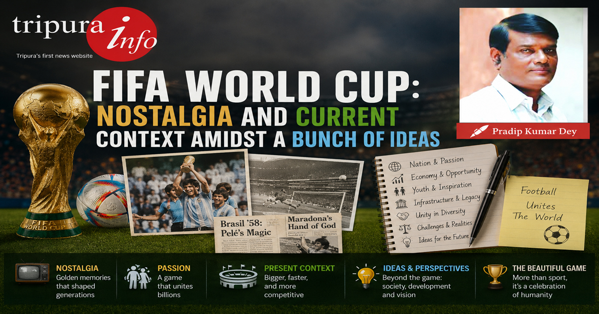 FIFA world cup football : nostalgia and current context amidst a bunch of ideas
