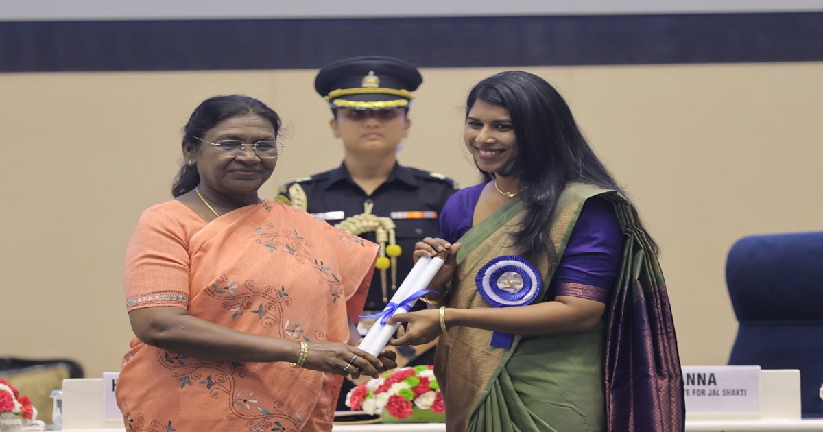 North Tripura Honoured by President of India for Excellence in Water Conservation