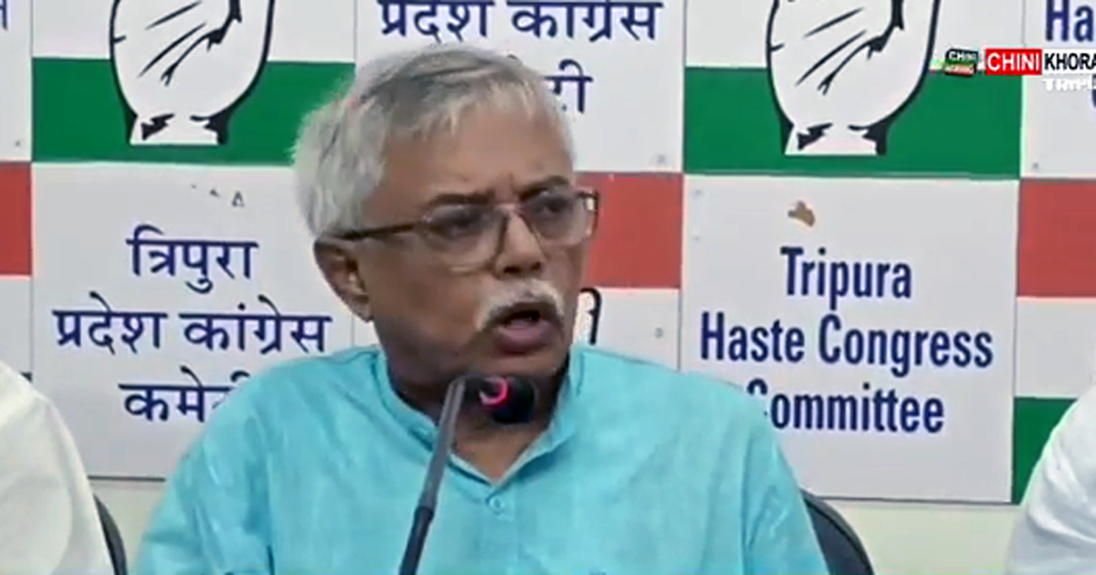 Congress concerned over online fraud of Rs 16 crore of AMC money from UCO bank and Rs 2.5 crore from Tripura Gramin Bank (TGB)