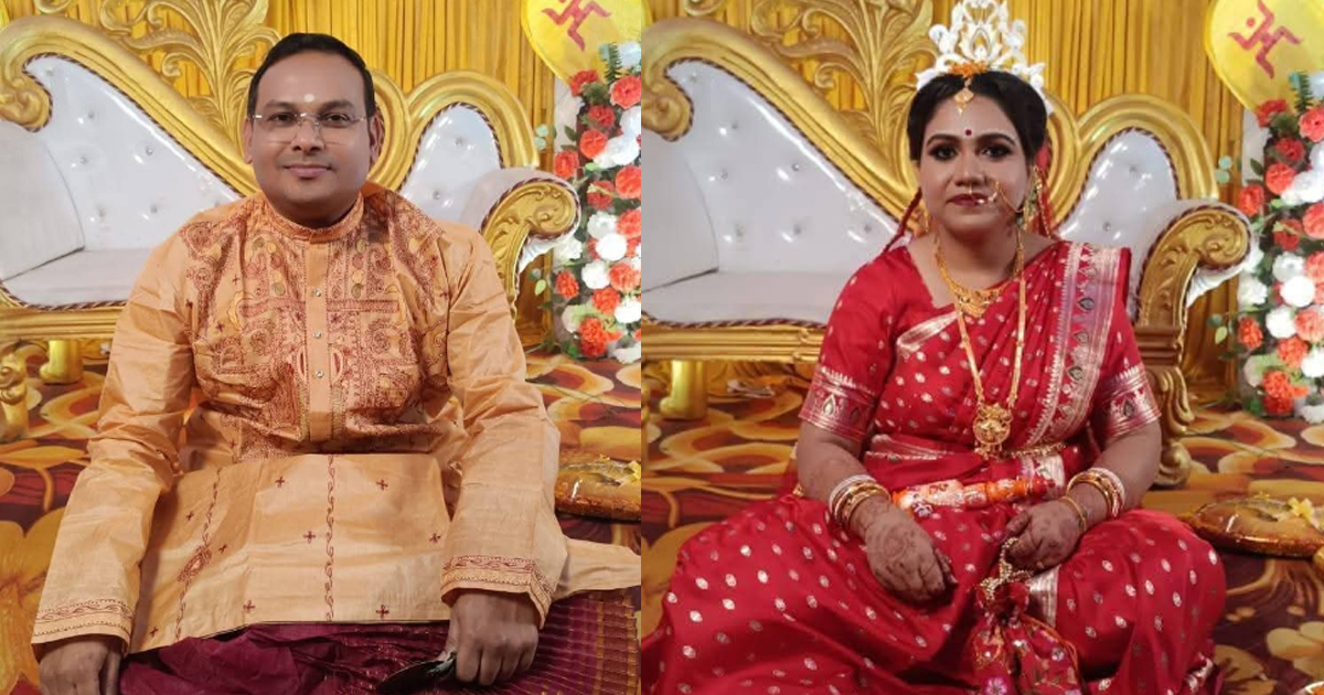 Higher education minister Kisore Barman ties nuptial bond with beloved from West Bengal