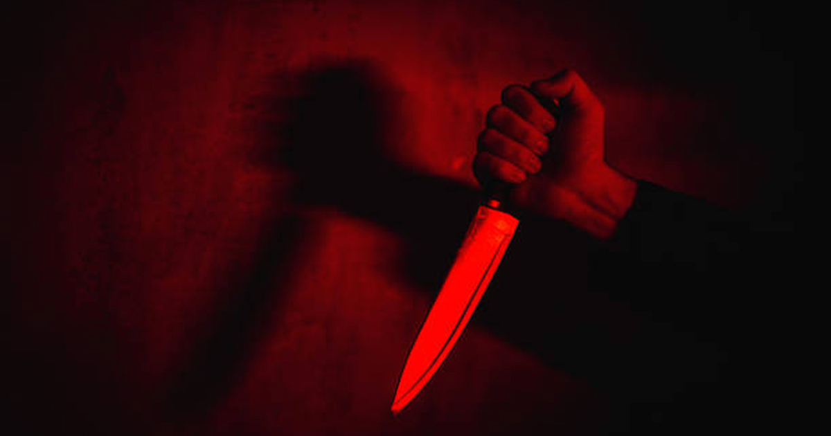 Insane father cruelly murders seven yearold daughter with a sharp-cutting weapon
