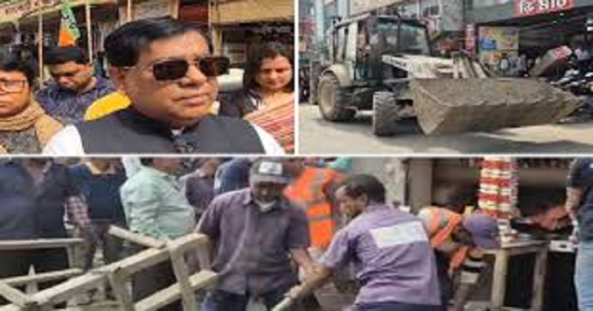 Footpath Eviction Drive in Agartala Sparks Mixed Reactions: Civic Action vs Livelihood Crisis