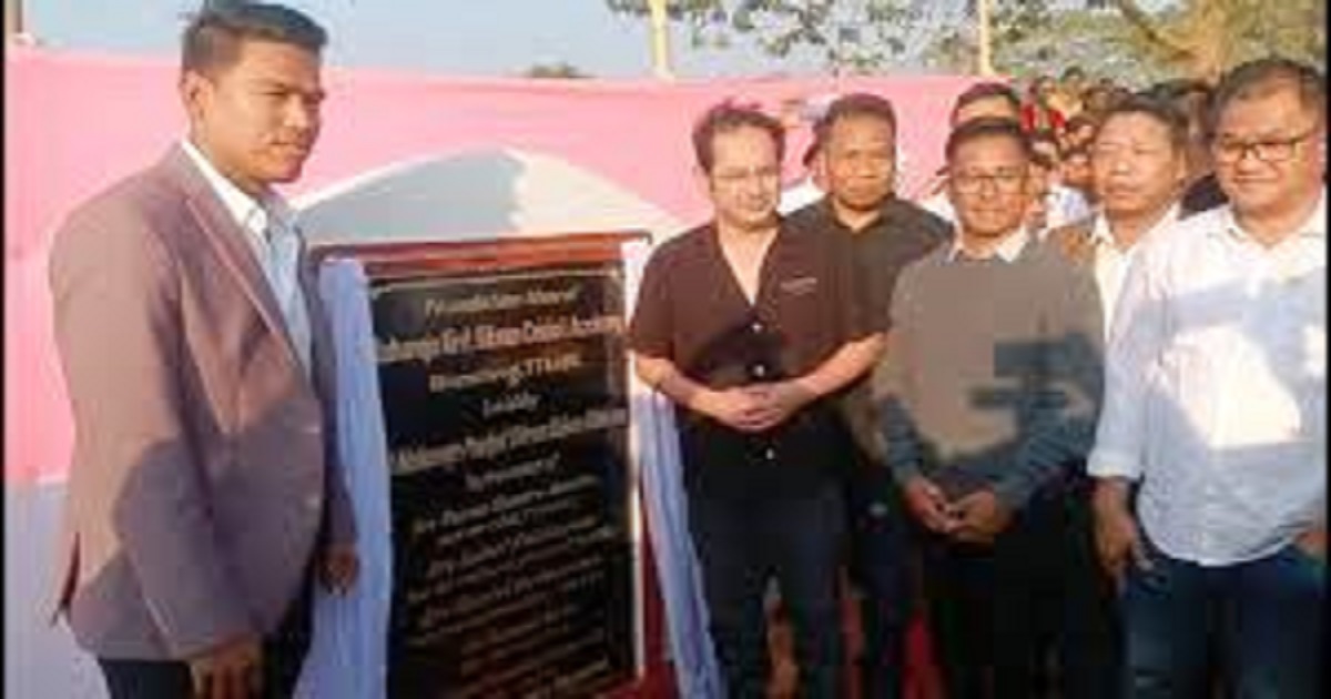 Foundation stone laid for Maharaja Kirit Bikram Cricket Academy in Tripura