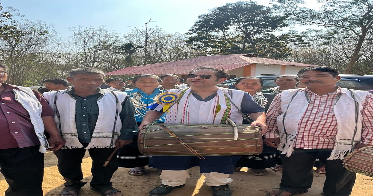 Cash Distribution and Big Promises Mark Tipra Motha Rally in Paharpur Ahead of ADC Polls