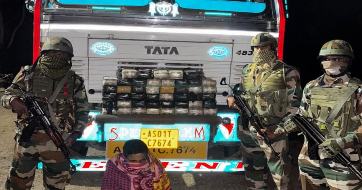 ‘Yaba’ tablets worth Rs 45 croes seized by security forces from incoming truck at Mungiakami