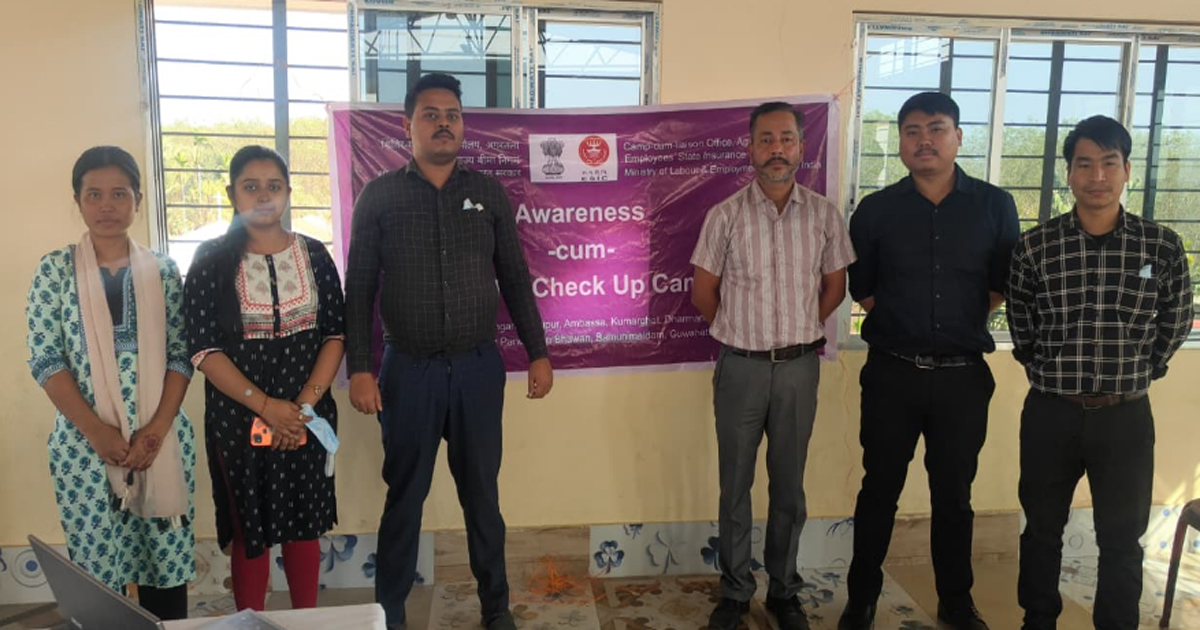 ESIC expanding service network in Tripura, camp held  in tribal-dominated Jampui Jala