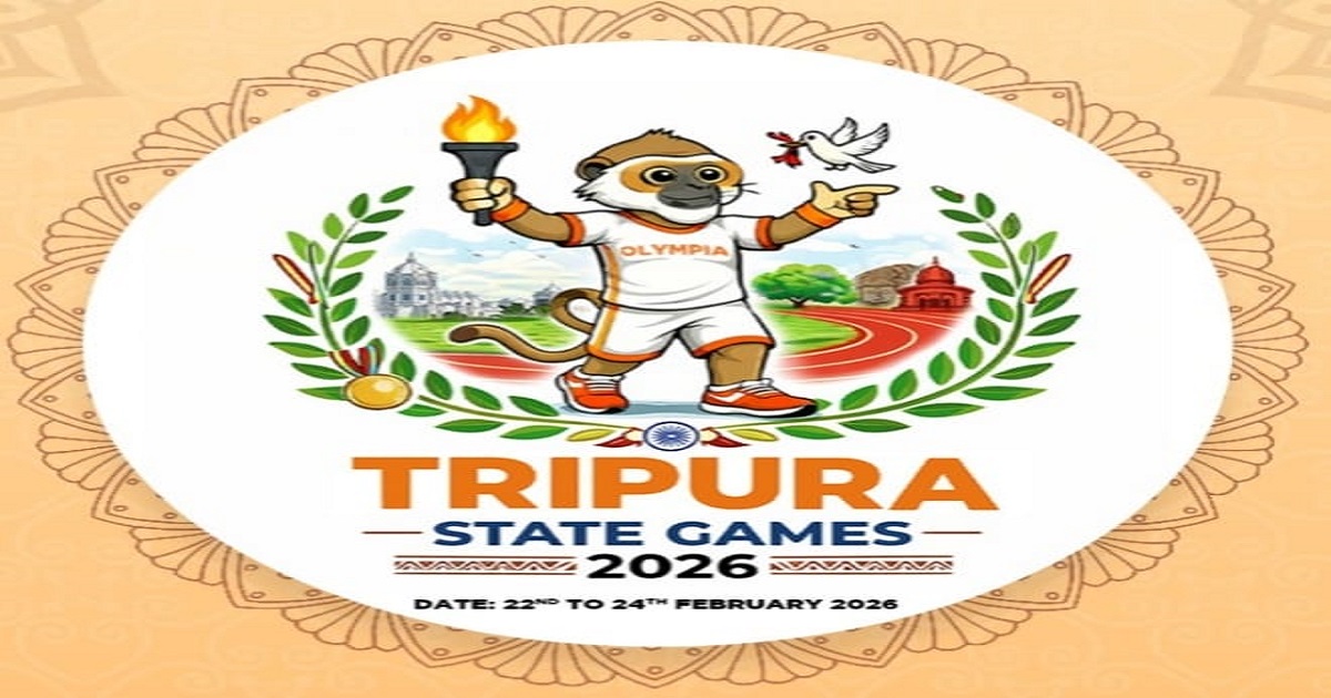 Tripura to Witness Historic Sporting Moment as 1st Tripura State Games 2026 Kicks Off on February 22
