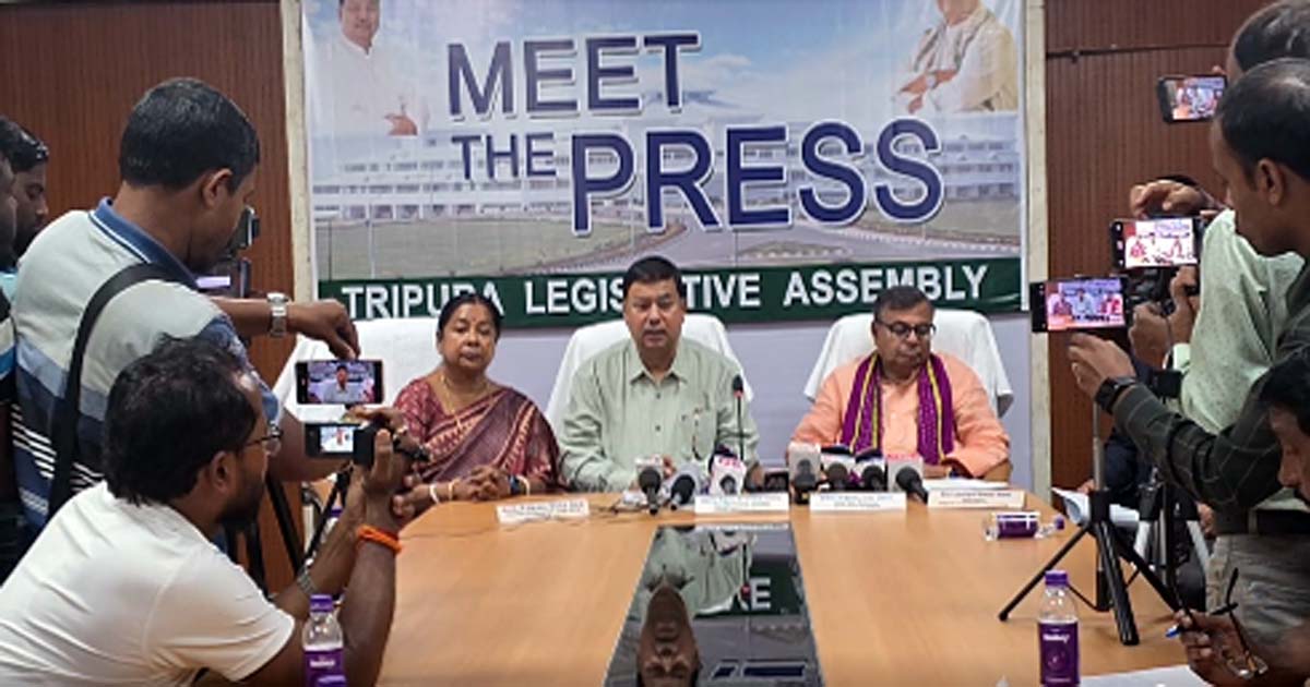 Tripura assembly to hold seminar on responsibility and accountability on 27th in Prajna Bhawan