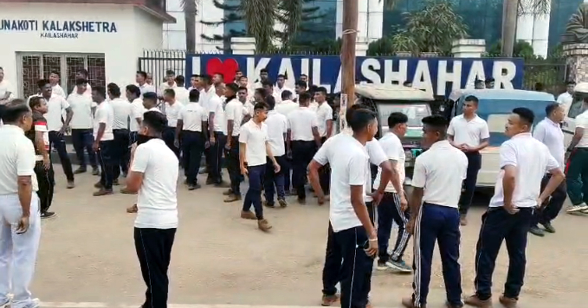 Unakoti district police authority’s novel initiative to create awareness about dangers of addiction and provisions of BNS