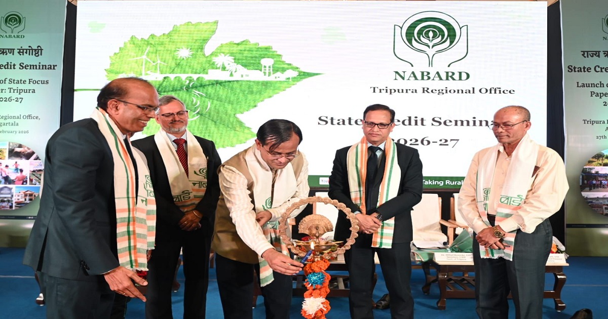 NABARD Projects Rs.14,034 Crore Credit Potential for Tripura in FY 2026–27