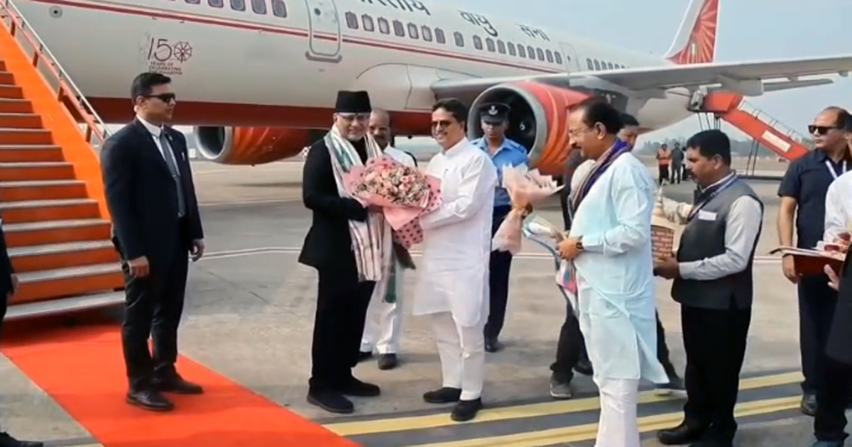 Vice President arrives in Tripura, to attend convocation of TCU tomorrow