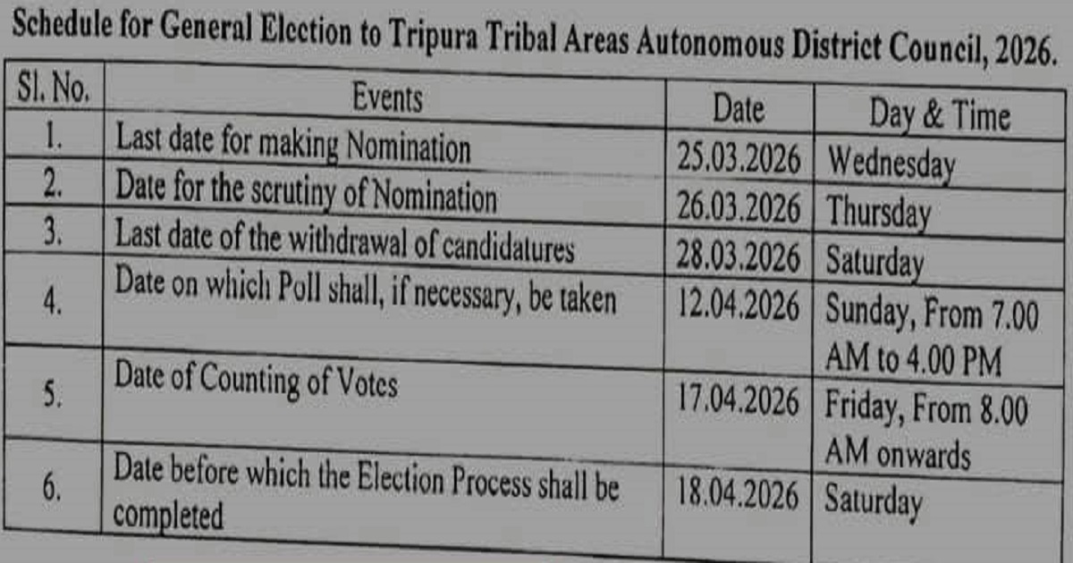 TTAADC polls to be held on April 12 after date revision