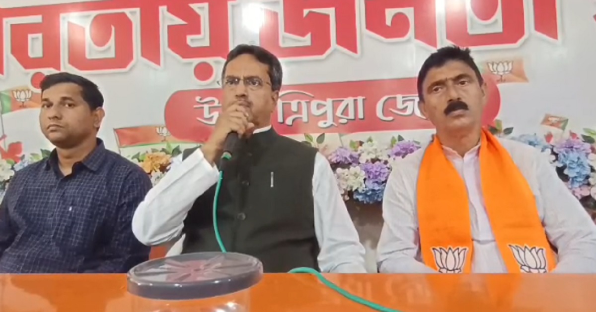 CM Dr. Manik Saha Leads BJP Campaign Push in Dharmanagar, Calls for Door-to-Door Voter Outreach Ahead of By-Election