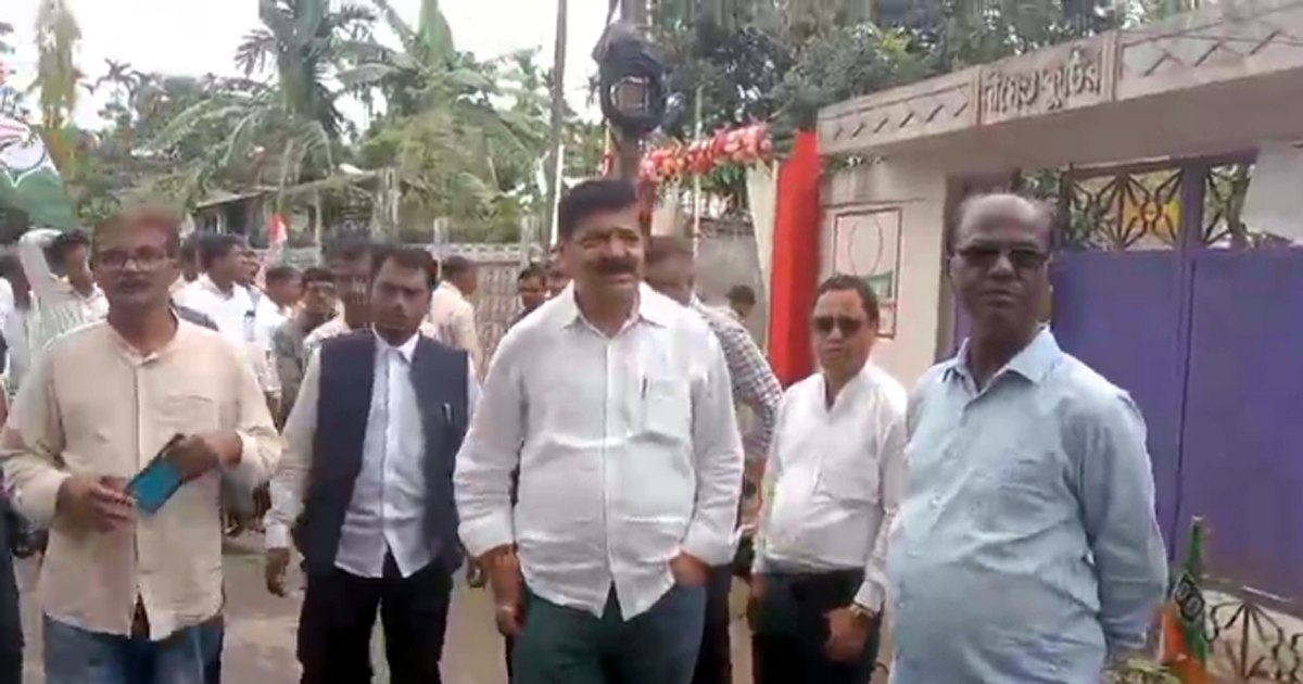 Sudip takes part in door-to-door campaign in Dharma Nagar by-election , hopes for victory