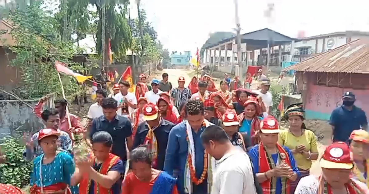 ‘Tipra Motha’s bluster and rhetoric , Runiel follows Pradyot Kishore