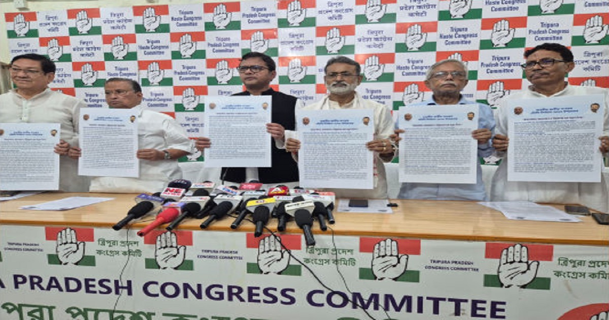 Congress pitches “empowered ADC” model in Tripura, promises land protection, jobs and healthcare overhaul