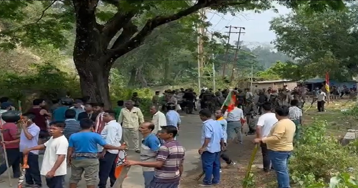Fresh BJP–Tipra Motha Clash in Dhananjaynagar Intensifies Pre-ADC Poll Tensions
