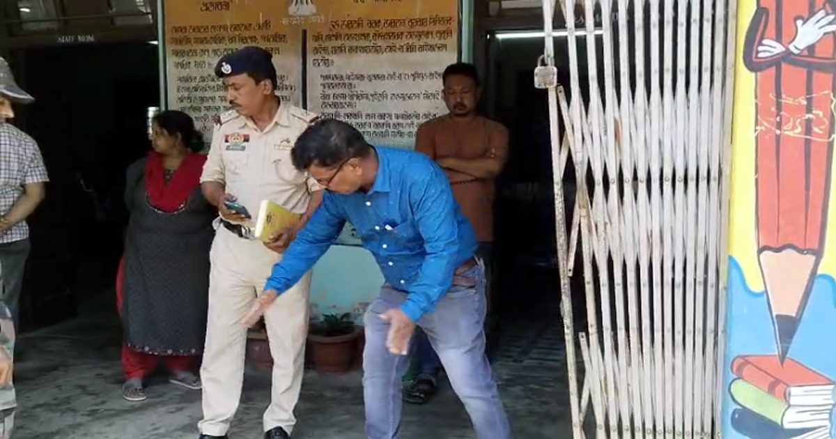 Daring theft in another Higher Secondary school in Kailasahar, cash and valuables taken away