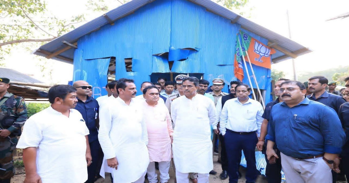 Chief Minister Visits Post-Poll Violence-Affected Areas in South and Sepahijala Districts, Assures Support and Security