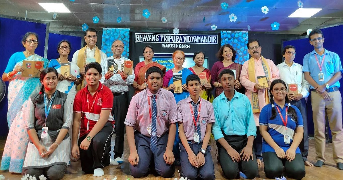 Eight Young Authors from Bharatiya Vidya Bhavan School Launch Their Own Books on World Book Day