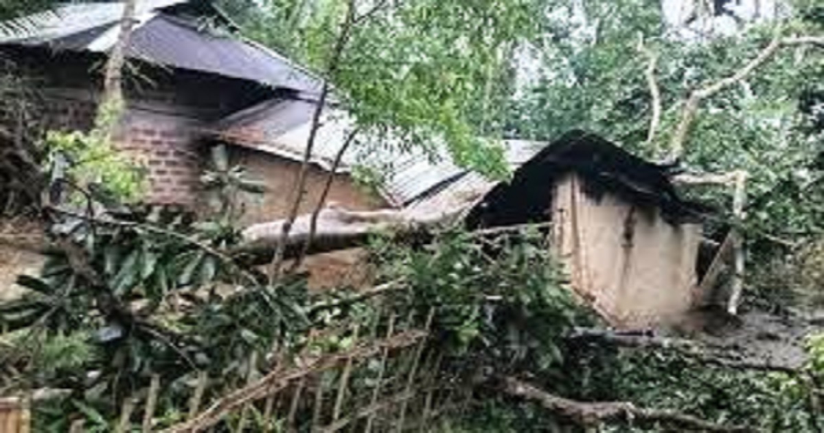 Storm Havoc Across Tripura: Over 4,200 Houses Damaged, One Dead, Relief Operations Intensified