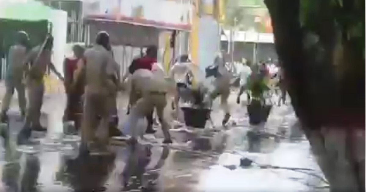 Police open lathi-charge, fire tear gas to disperse protesters seeking full control of Chabimura
