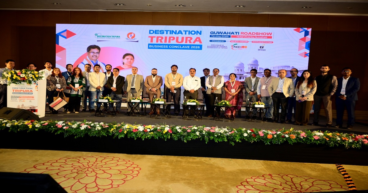 Tripura Draws Investment Interest Worth Rs.1322 Crore at Guwahati Roadshow Ahead of Destination Tripura Business Conclave 2026