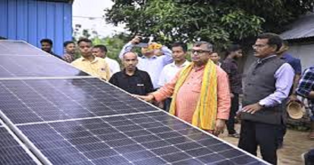 Remote Tripura village gets solar microgrid, ending decades of darkness