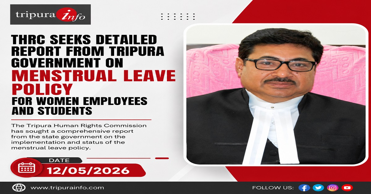 THRC Seeks Detailed Report from Tripura Government on Menstrual Leave Policy for Women Employees and Students