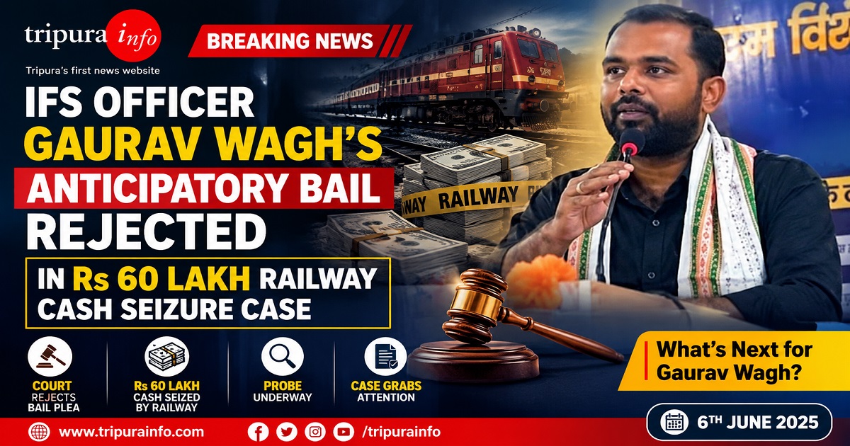 IFS Officer Gaurav Wagh’s Anticipatory Bail Rejected in Rs 60 Lakh Railway Cash Seizure Case