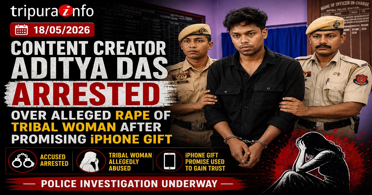 Content Creator Aditya Das Arrested Over Alleged Rape of Tribal Woman After Promising iPhone Gift