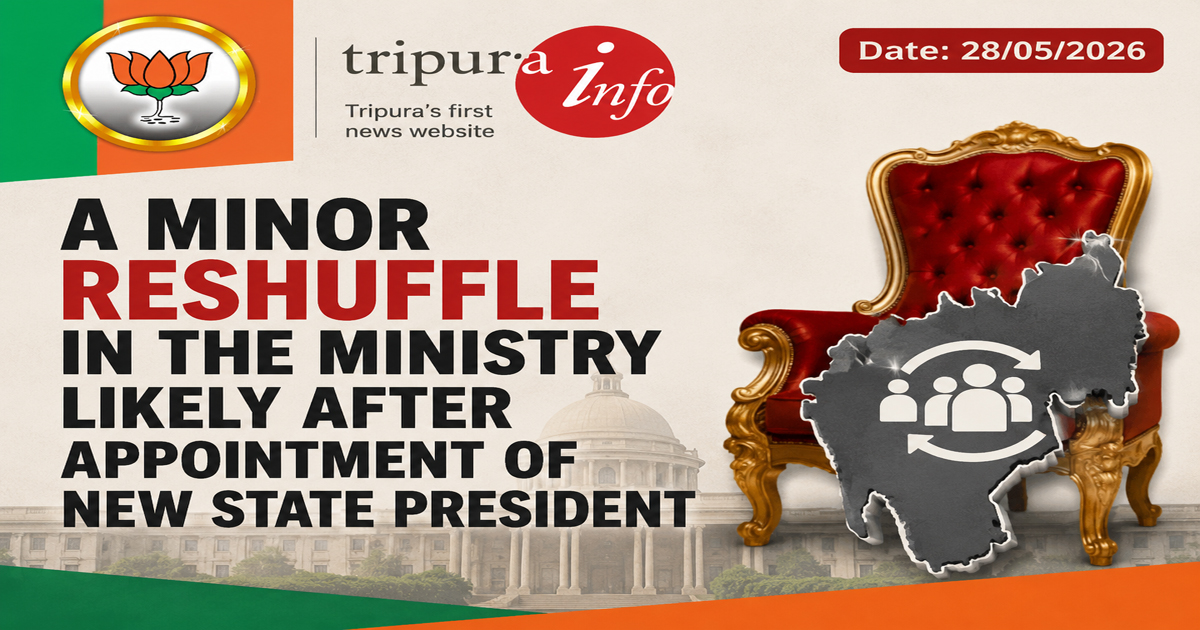 A minor reshuffle in the ministry likely after appointment of new state president