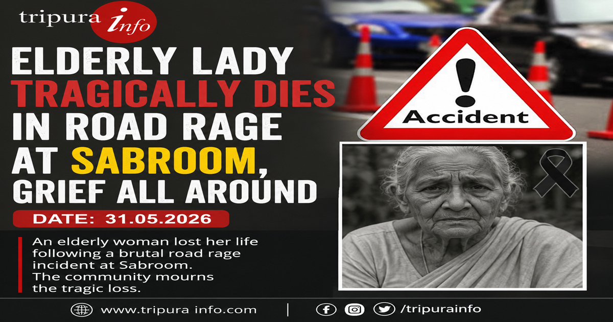 Elderly lady tragically dies in road rage at Sabroom , grief all around