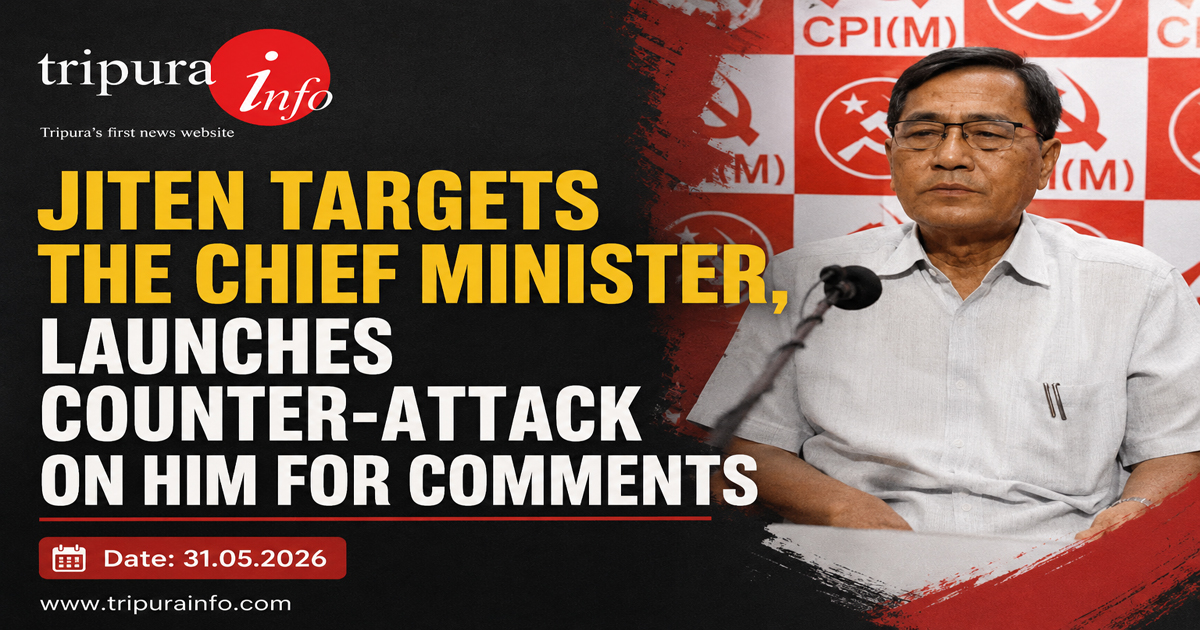 Jiten targets the chief minister, launches counter-attack on him for comments