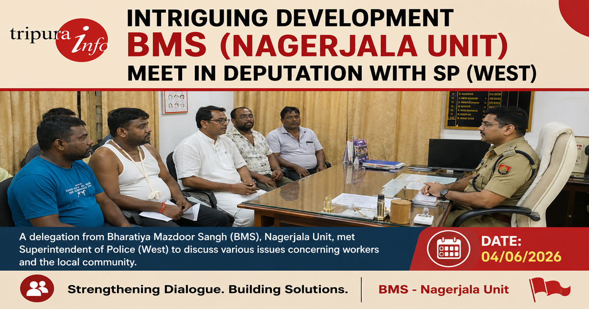 Intriguing development : BMS (Nagerjala unit) meet in deputation with SP (west)