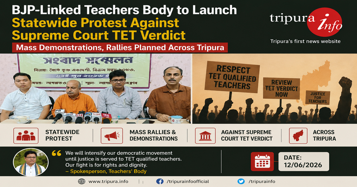 BJP-Linked Teachers Body to Launch Statewide Protest Against Supreme Court TET Verdict