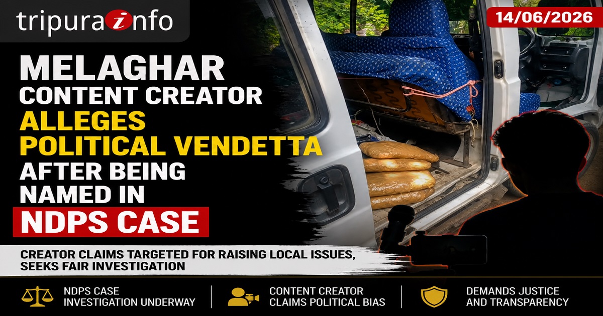 Melaghar Content Creator Alleges Political Vendetta After Being Named in NDPS Case