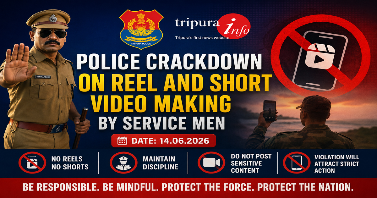 Police crackdown on reel and short video making by service men