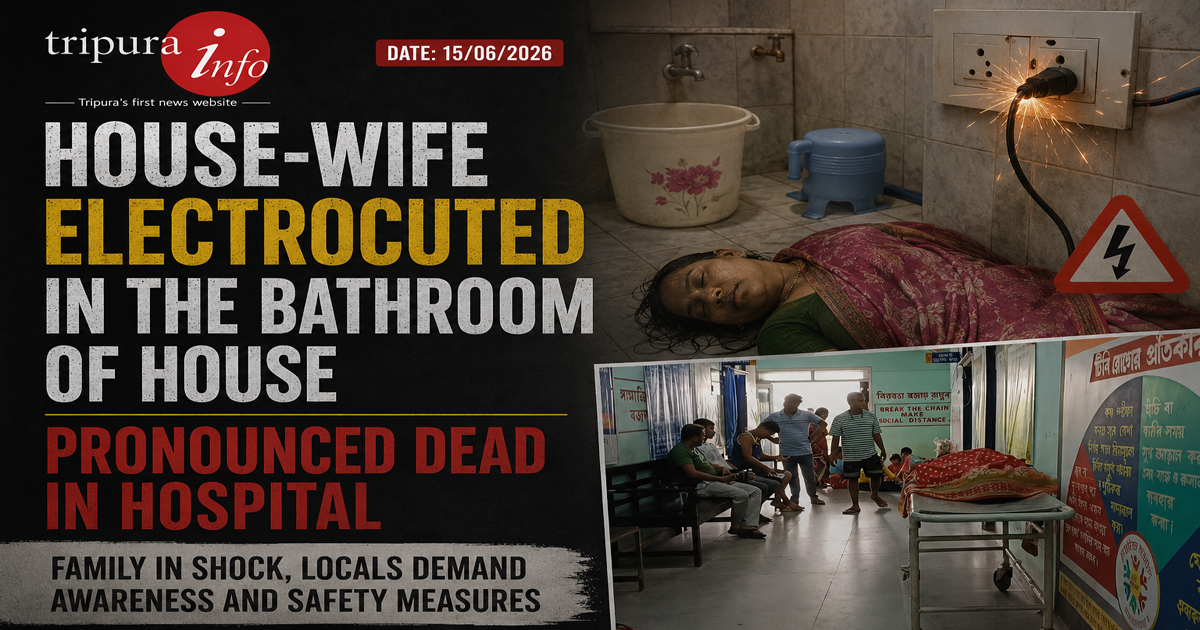 House-wife electrocuted in the bathroom of house , pronounced dead in hospital