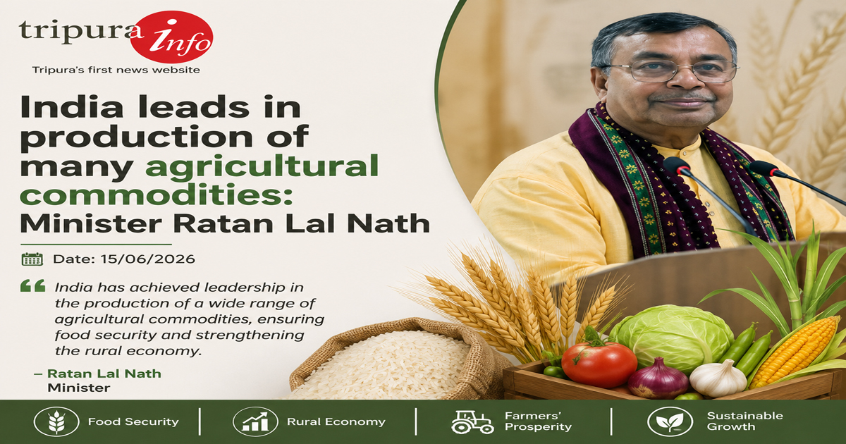 India leads in production of many agricultural commodities: Minister Ratan Lal Nath