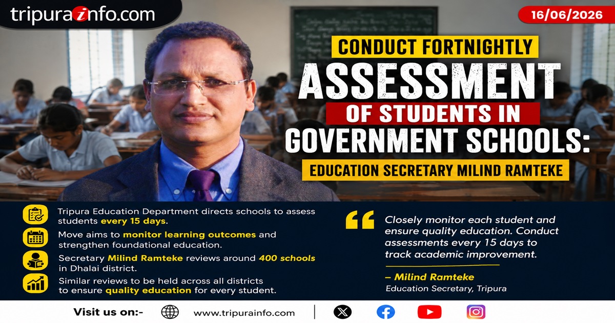 Conduct fortnightly assessment of students in governmenyt schools: Education Secretary Milind Ramteke